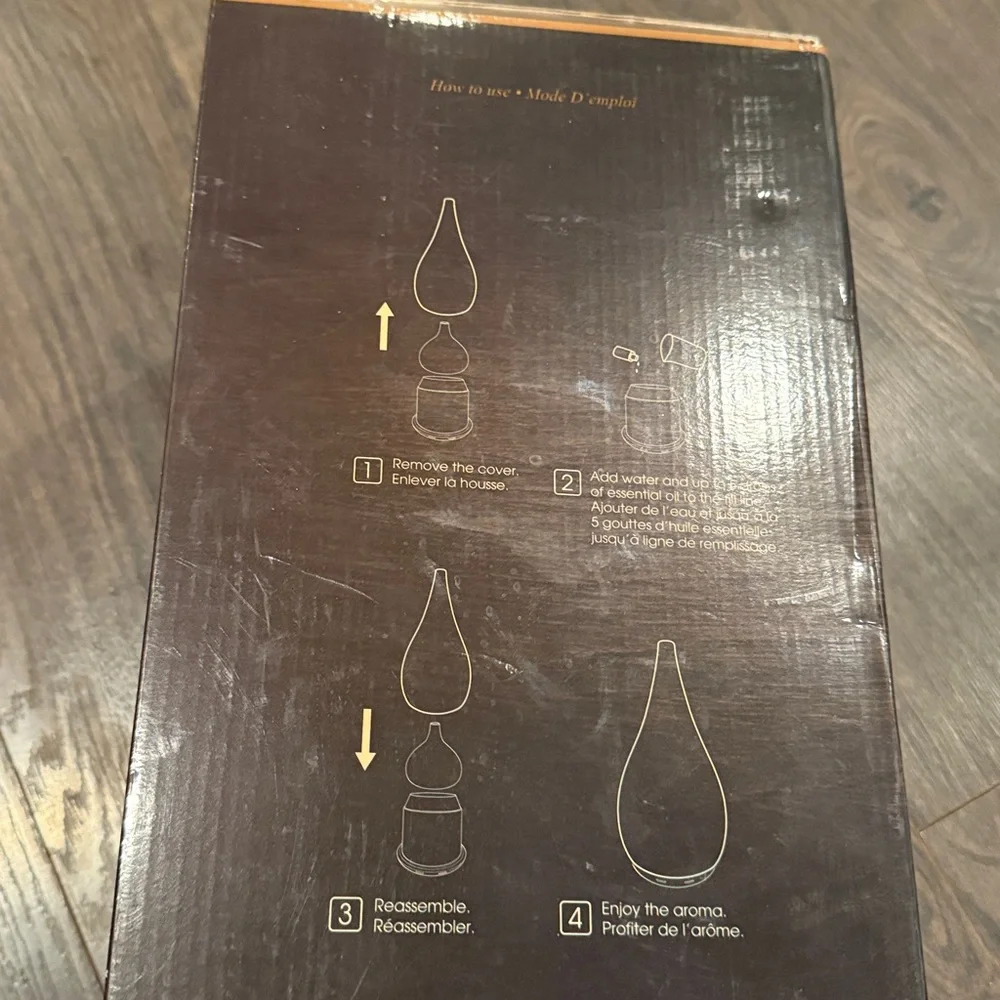 NWT lux glow Light Glow Essential Oil Diffuser - Multicolor 3:3
